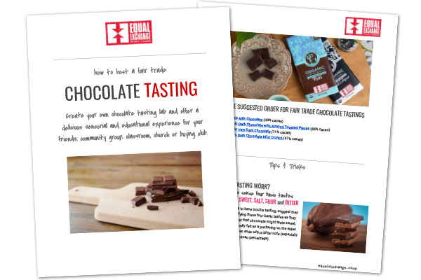 Image of our Chocolate Tasting Instructions