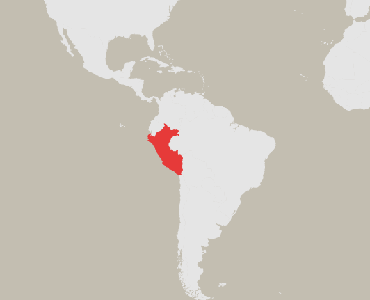 Map Of Peru South America Oro Verde | Equal Exchange