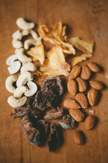 nuts and dried fruit