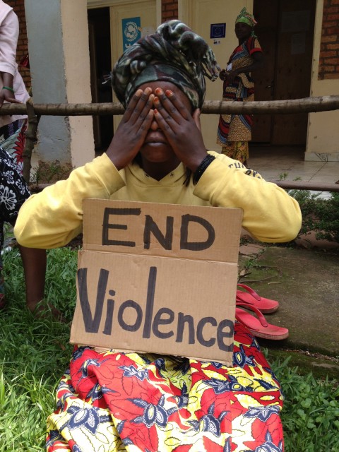 End Violence Sign